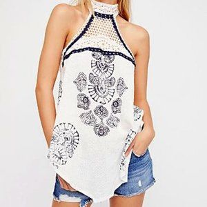 Free People Mandolin Printed Tank Top